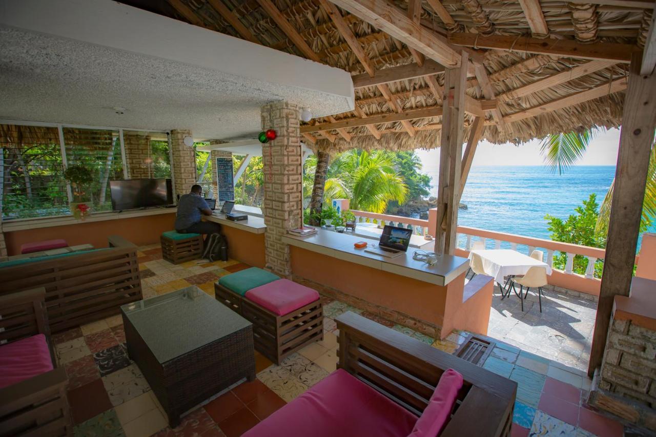 Hotel Restaurant Cyvadier Plage Jacmel Buitenkant foto
