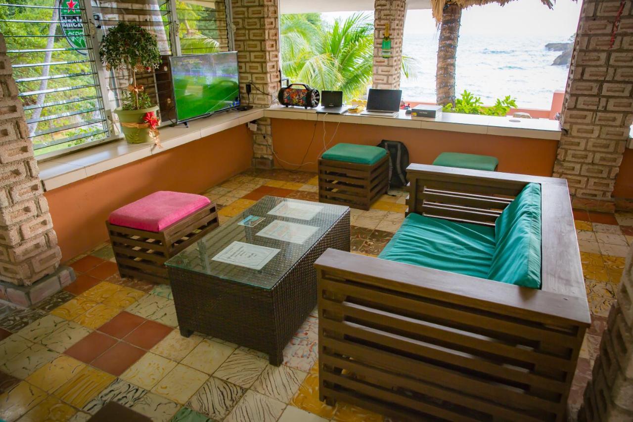 Hotel Restaurant Cyvadier Plage Jacmel Buitenkant foto